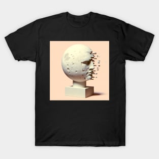 Lunar Anomaly: A Glitch in the Cosmos T-Shirt